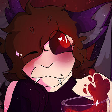 Shaded Headshot of FlickerSelaphobia&#39;s character Disco