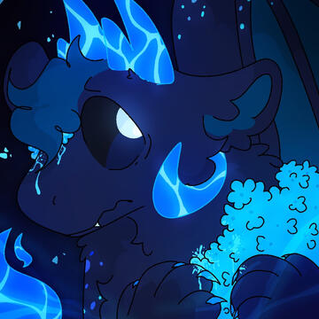 Shaded Headshot of FlickerSelaphobia&#39;s character Disco