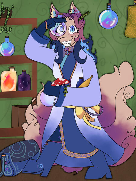Flat Fullbody of FlickerSelaphobia&#39;s character